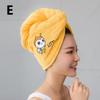 Women's Bath Hat Microfibre Quick-Drying Shower Cap Head Wrap Hair Towel Embroidery
