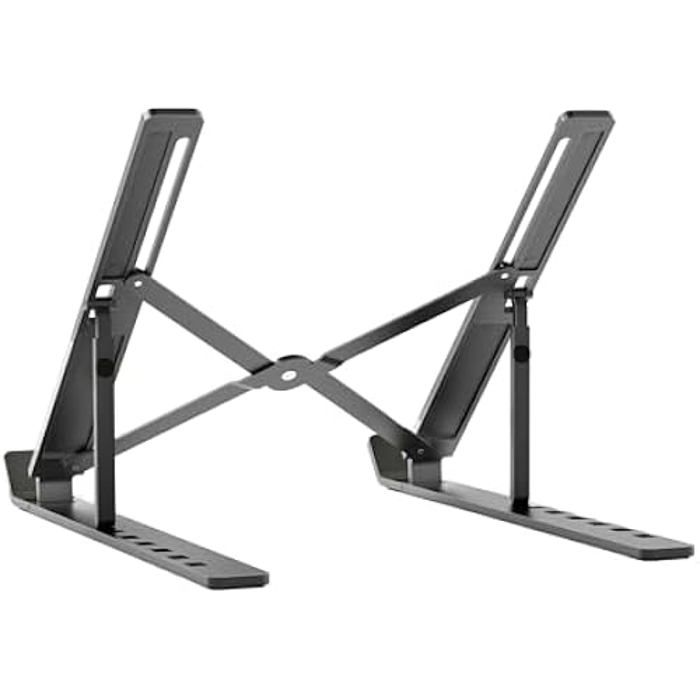 AISENS - LPS2M-175 - Support De Bureau Réglable Pour Ordinateur Portable/Tablette, Gris