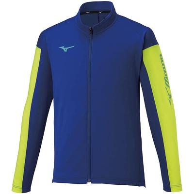 Mizuno Теннисная легкая толстовка Surf Blue x Safety Размер M Куртка, Влагоотводящая, Быстросохнущая, 62JC1510, Желтая,