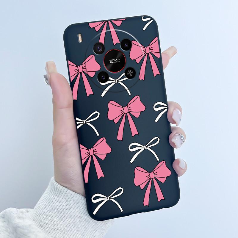 Чехол для телефона ZTE Blade V70 Max / Nubia V70 Max, Черный, Мягкий Силикон, Ударопрочный, Роскошный, Милый, Любовь, Кролик, Забавный Чехол