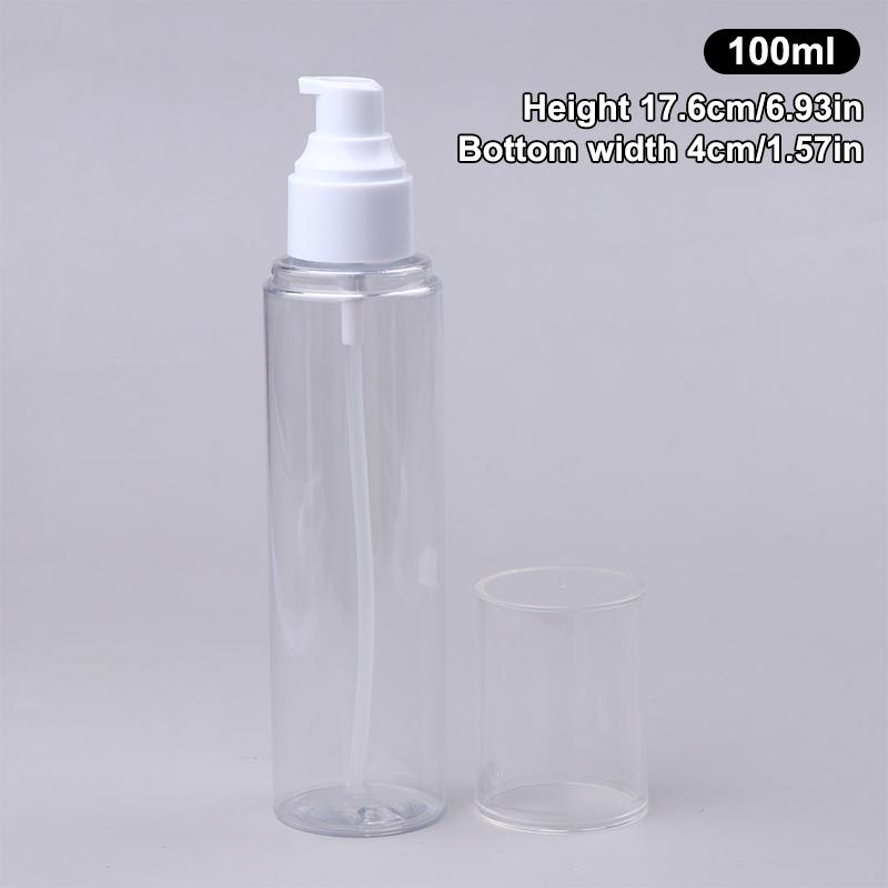 100/120/150ml Travel Pump Bottle Dispenser Empty Lotion Bottles Refillable Cosmetic Container Press Type Women Emulsion Bottle