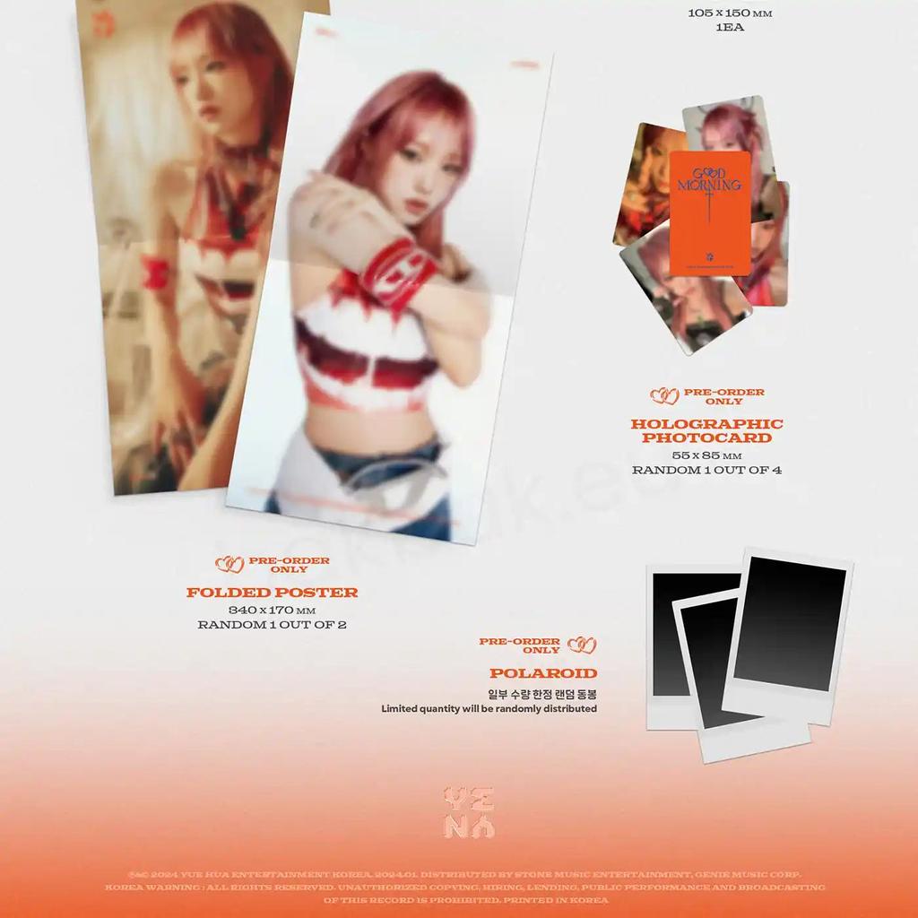 (PRE-ORDER) YENA - [GOOD MORNING] 3rd Mini Album
