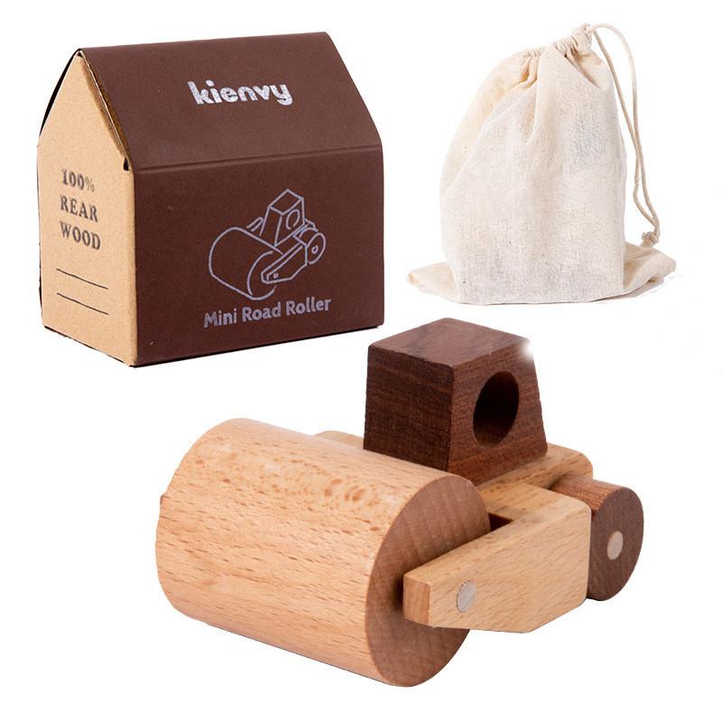 Truck Wooden Fire Excavator Bulldozer Ambulance Model Ornament Children Toy