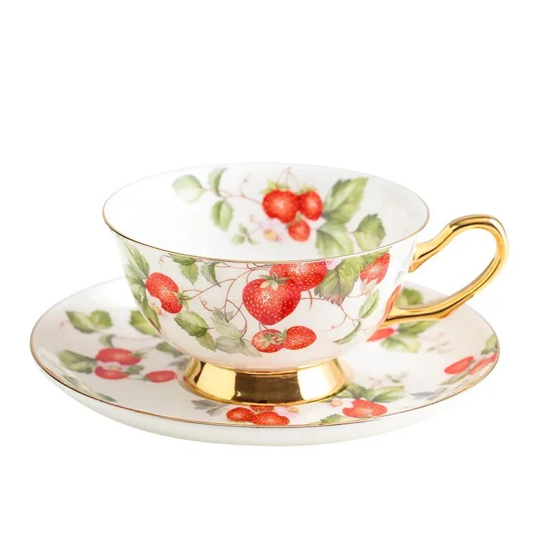 Bone China Coffee Cup Saucer Ceramic Cup Saucer Black Tea Cups Saucer Mug High Bone China Water Cups Coffee Mug