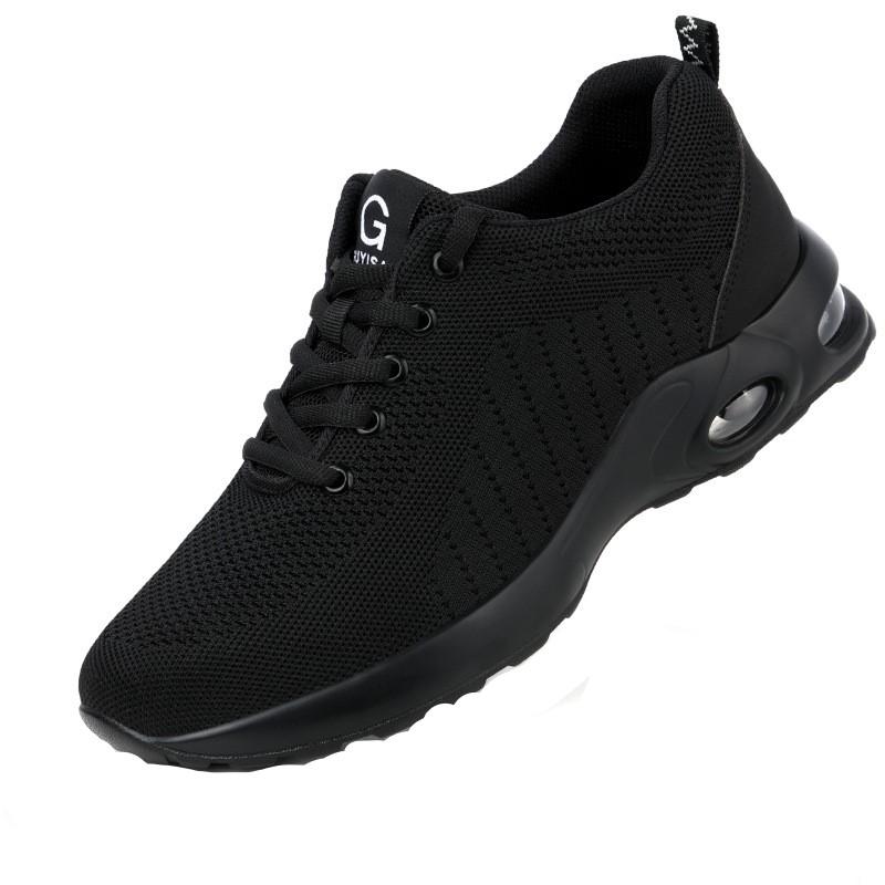 Мужская рабочая обувь с защитой от проколов, мужская защитная обувь со стальным подноском, легкая обувь с защитой от скольжения, мужские кроссовки