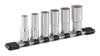 TONE Deep Socket Set with HDL306 Drive Angle 6 Items (12-sided, Holder) 9.5mm (3/8") Contents