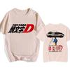 Japanese Anime Initial D EU Size T-Shirt Redsuns Cartoon Gothic Tops AE86 Funny Harajuku Manga Tshirt Men Graphic Tee Shirt Male