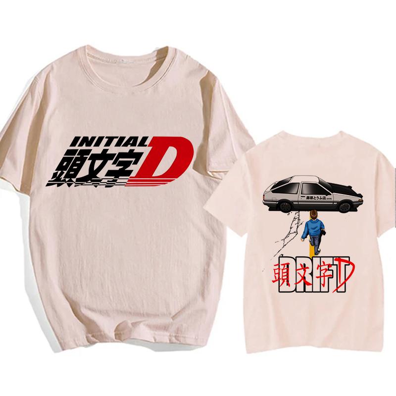 Redsuns Мультяшные Готические Топы Японское Аниме Initial D Европейский Размер Футболка AE86 Забавная Харадзюку Манга Футболка Мужская Графическая Футболка Мужская