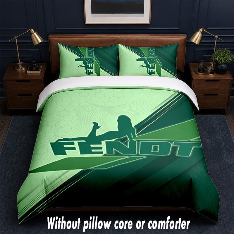 Fendt Design Bed Bedding Set 1 Duvet Cover + 2 Pillowcases Soft Breathable Household Bed Linens