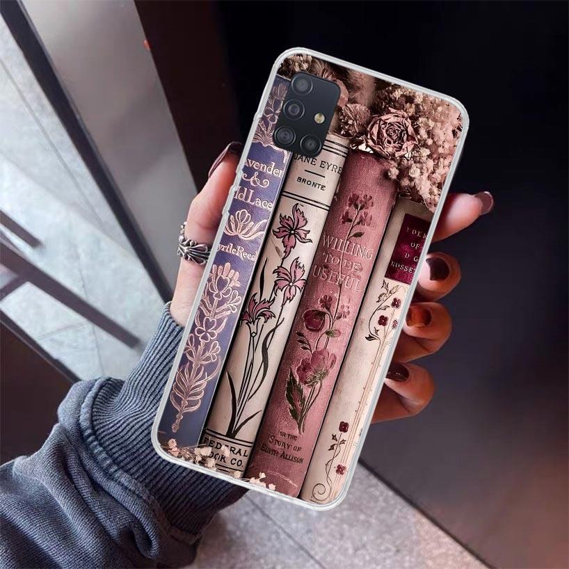 Иллюстрация «Читай книги» Чехол для телефона «Чтение» Для Samsung Galaxy A12 A52S A42 A32 A22 A51 A50 Note 20 Ultra 10 S10 Plus A71 A70 A31
