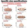 MRRANGT Sintered Metal Brake Pads fit for Benelli 902X 902S Tornado 402R Leoncino 402 252 Motorcycle Front Rear Brake pad set
