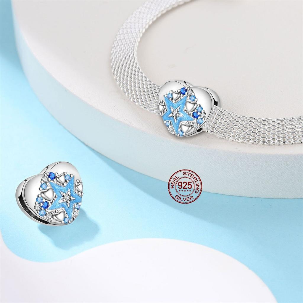 Copper Colored Zircon Shell Butterfly Amulet Body Shape Charm Flat Charm Suitable For Pan Original Bracelet