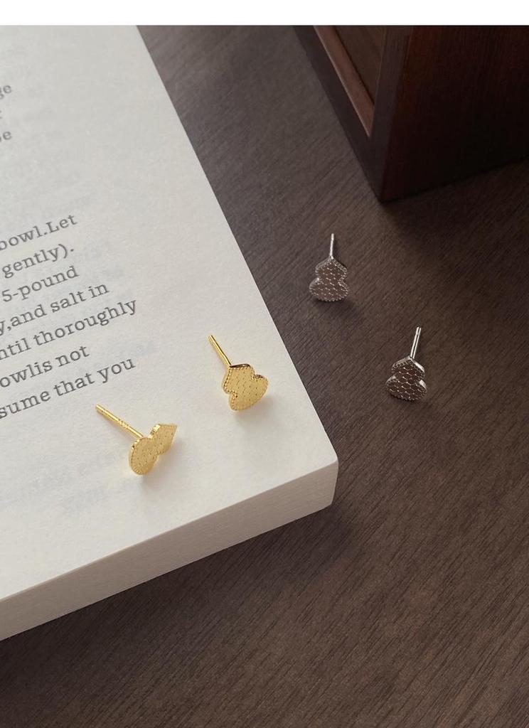 Серьги из стерлингового серебра S999 'Дробленый лед' в форме тыквы - Искрящийся китайский стиль для женщин, Легкий и роскошный, Элегантный нишевый дизайн