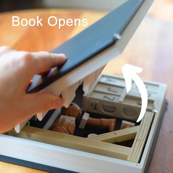 3D-печатная настольная игра Книга Виселица Четыре в ряд Морской бой Шахматная игра Подростки Взрослые Портативная Образовательная Складная Книга-игра Стратегическая игра