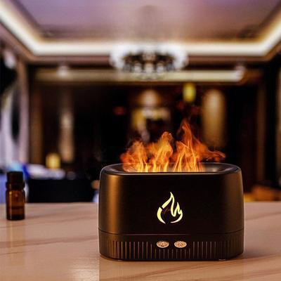 USB 3D Flame Ароматерапевтический увлажнитель с автоматическим распылителем