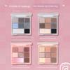 Cement Plate Eye Shadow ~ Gogo Dance Quicksand Bear Eye Shadow Plate Low Saturation Oil Painting Blue Pan Smoked Chestnut Plate Stage Makeup