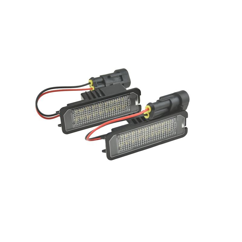 Для VW Fox- 2004-2010 Подходит для VW Saveiro 2005-2013 Задний светодиодный фонарь подсветки номерного знака в сборе