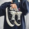 Men's Canvas Shoes Patchwork Men's Sports Shoes Comfortable Thick-soled Shoes Breathable Casual Shoes