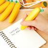 2Pcs Ballpoint Pen Cute Banana Shape Yellow Funny Fountain Pen Stationery School Supplies