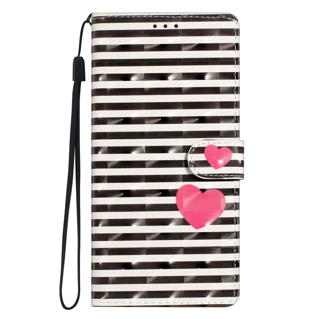 Для Xiaomi Redmi 15C 4G (Глобальный) (171 мм)/Чехол для Poco C85 4G Кожаный кошелек Чехол для телефона 3D печать рисунка