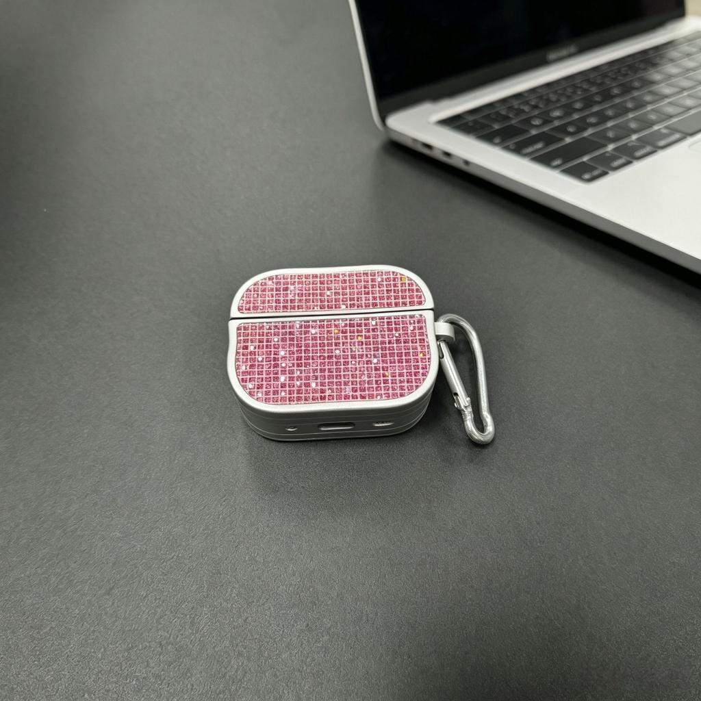 Full diamond electroplating spray paint for apple AirPods 1 earphone case sticker glitter AirPods pro1 earphone cover