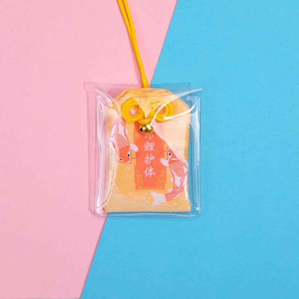 Новая Классическая Китайская Молитва Талисман Удачи Здоровье Успех Фортуна Счастливая Безделушка Имперский Амулет DIY Украшение для Сумки Подарок Другу Ребенку