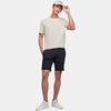 Tommy Hilfiger Дышащая удобная однотонная футболка из чистого хлопка с фактурой пике для мужчин Белый MW0MW37031
