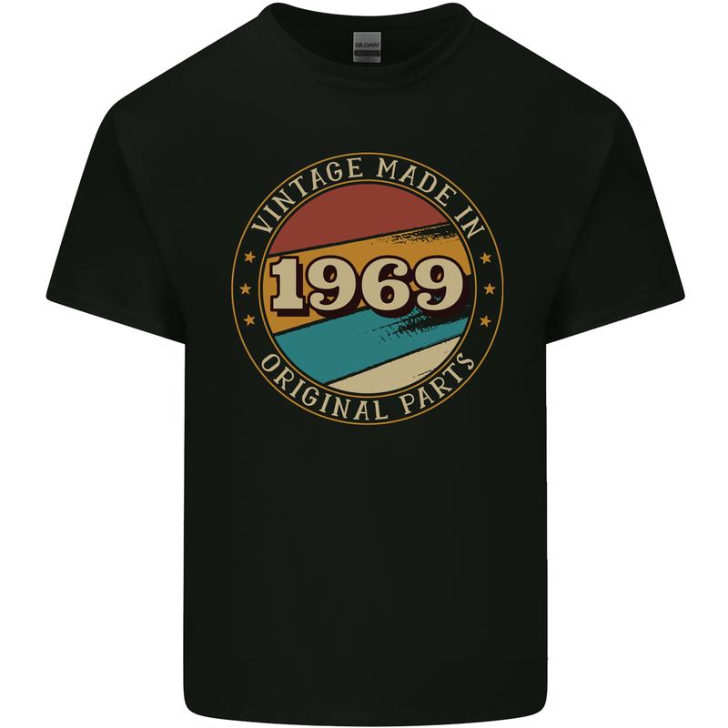 57th Birthday Vintage Made In 1969 Mens Light Unisex T-Shirt Graphic Tee