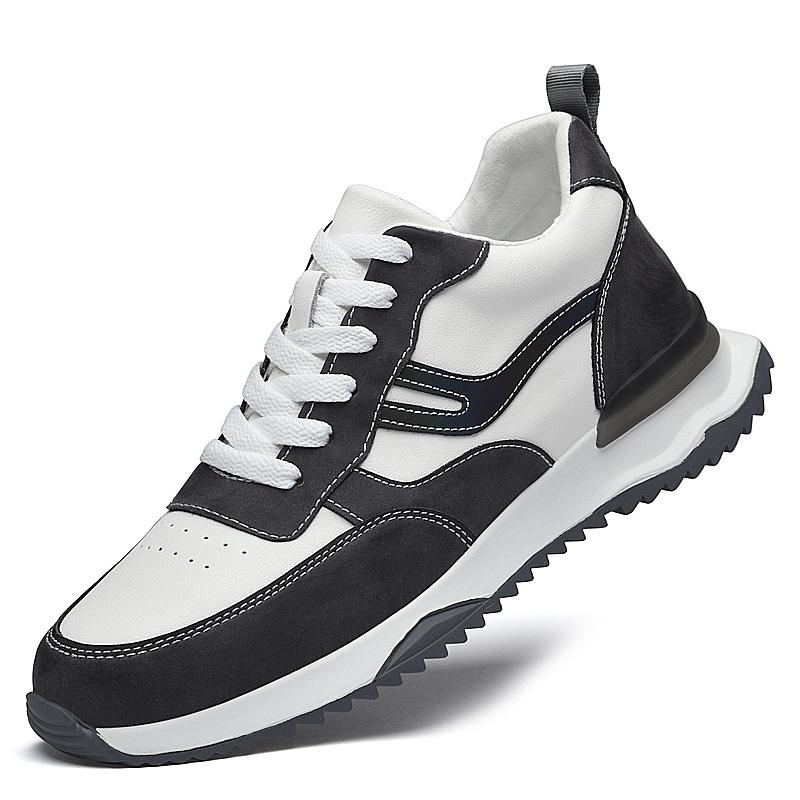 Спортивные кроссовки Мужская обувь на платформе Обувь для увеличения роста Стелька 6 см Мужская Повседневная Жизнь Досуг Мода Большие размеры 36-44