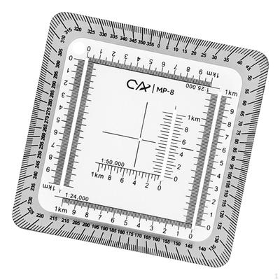 Utm Slot Tool Maptool Измерительный инструмент Простота использования Акриловое обучение Точность для Utm, Usng, Mgrs