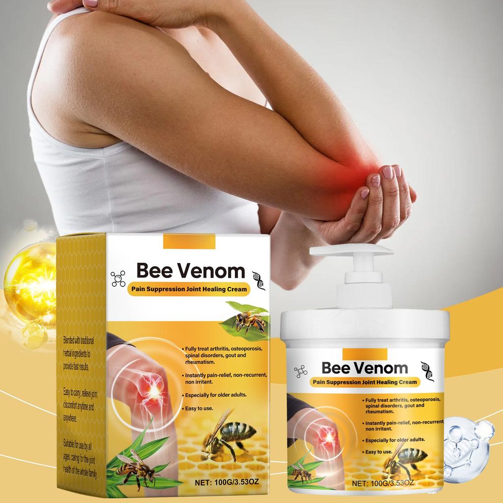 Bee Pain Cream, Bee Cream Joint Cream, Bee Ointment, Bee Cream Against Pain, Cream Soothing Cream Bee Care Gel.