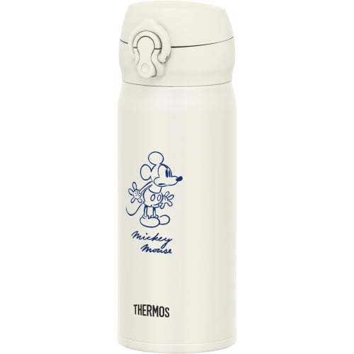 Thermos Vacuum Insulated Portable Mug, 400ml, Disney Mickey Mouse Design, Ivory White (JNL-405DS IVWH)