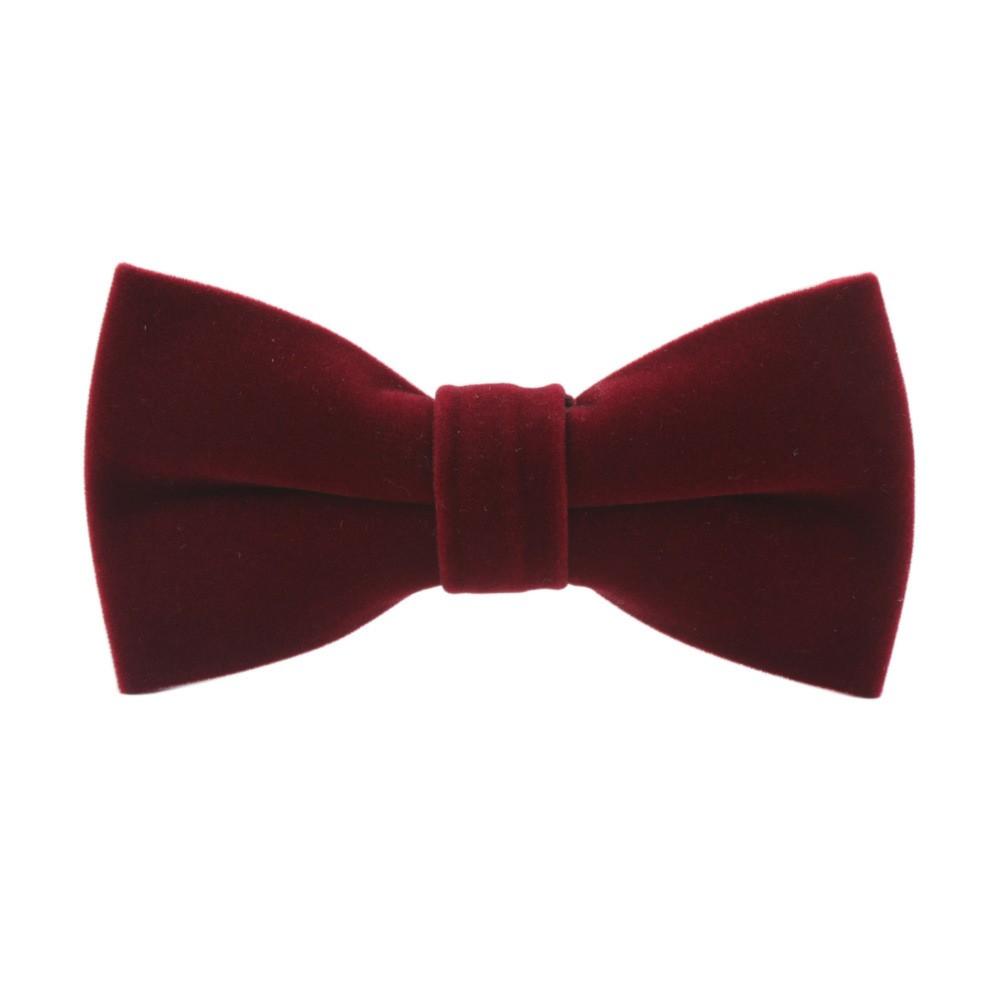 Бархатный галстук-бабочка для мужчин, плюшевый бархатный галстук-бабочка для смокинга