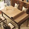 Leather Dining Table Mat/Tablecloth – Wood Grain, Waterproof, Oil-Proof, and Heat-Resistant Table Protector