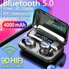 Wireless Earphones Bluetooth TWS LED Dislpaly Binaural Headset Waterproof HD Calling CVC 8.0 Noise Reduction Headphones