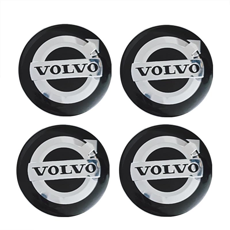 4 шт. 62 мм/64 мм подходит для Volvo V70S40XC90S60LS70XC60V40V50 Логотип Volvo для центральной крышки колпака автомобильного колеса шины.
