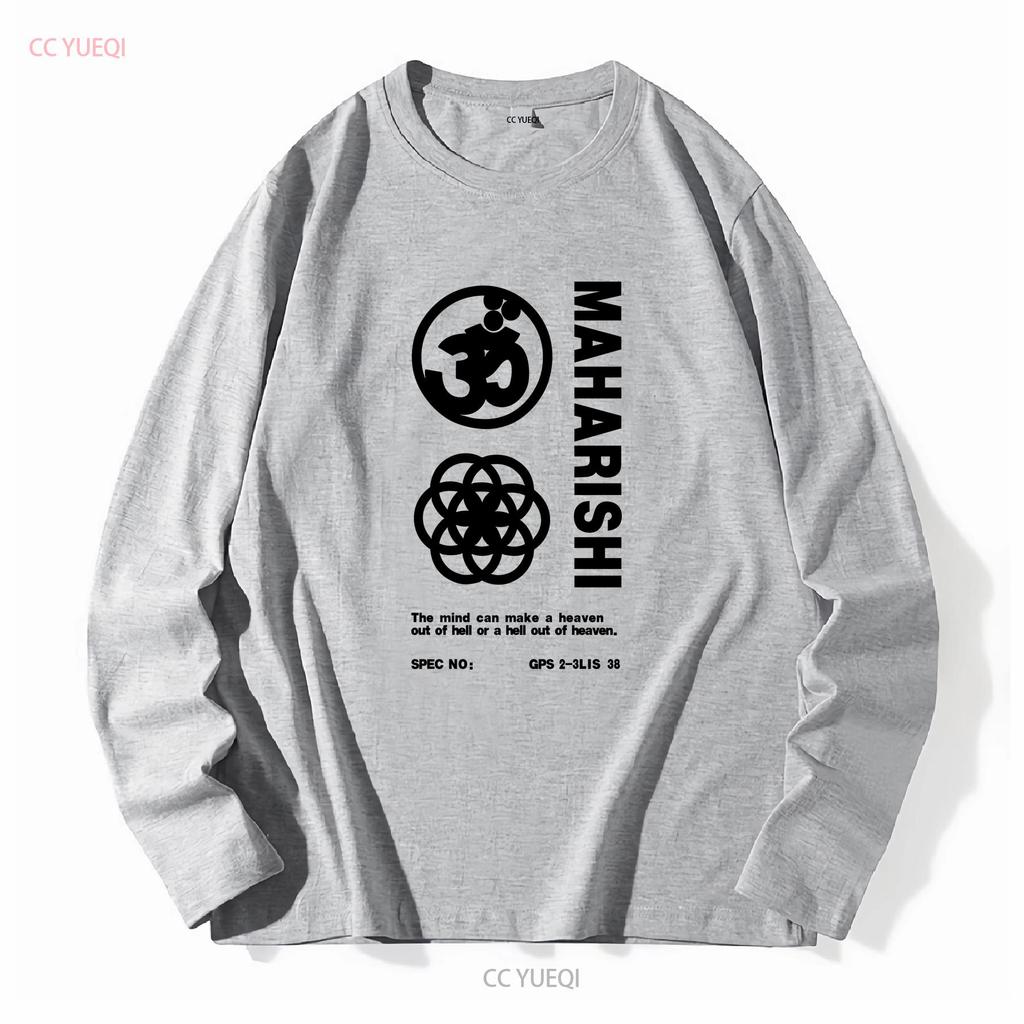 Мужская футболка с круглым вырезом Maharishi размера XL черного цвета с принтом, с длинным или коротким рукавом, винтажная, стильная, повседневная, эластичная, универсальная