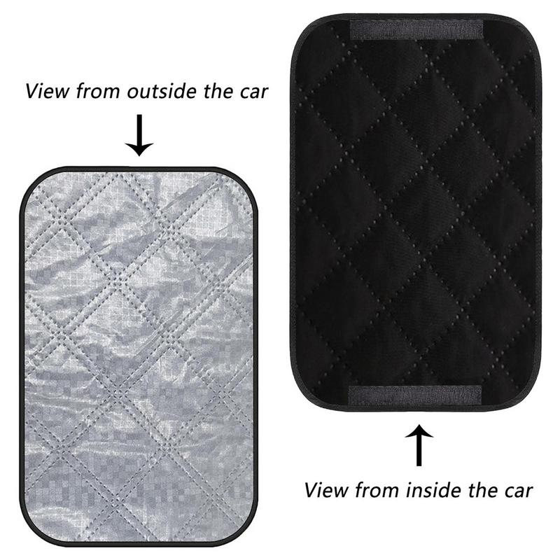Sun Shade For RV Door Thickened Side Window Sunvisor Shield Cover Foldable Privacy Sunshade 15.94x25 Inches Blocking Light UV &