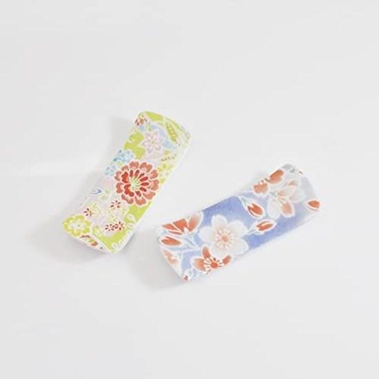 pair couples chopsticks lacquered paulownia box chopstick rest Honoka 2 sets made Japan.