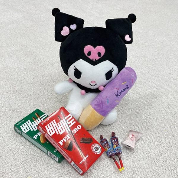 Плюшевое шоколадное печенье Big Master Sanrio 25 см, милая кукла, нет. 1 место по удовлетворенности подарками, популярные корейские игрушки