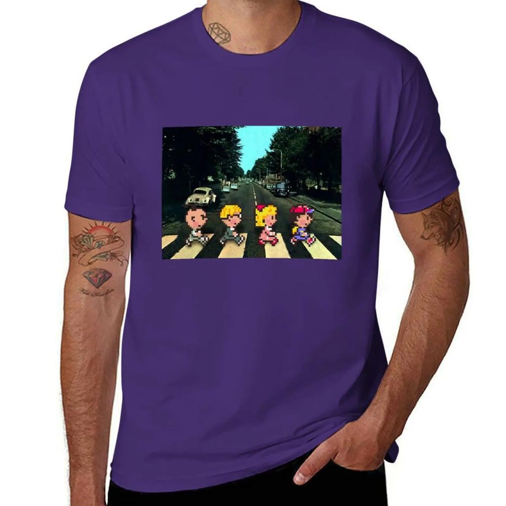Earthbound Abbey Road T-Shirt graphics Blouse t shirts for pack