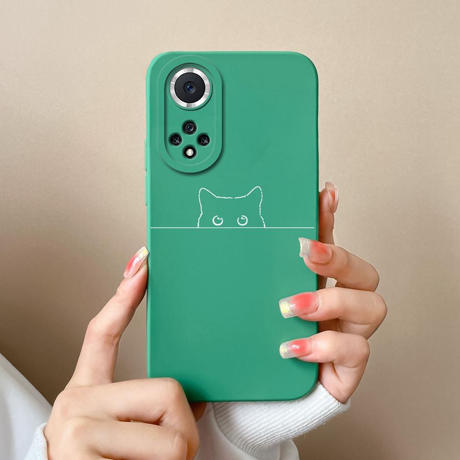 For Huawei Nova 9 Pro SE Case Pretty Butterfly Cartoon Shockproof Liquid Silicone Shell For Huawei Nova9 Pro SE Fashion Fundas