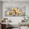 Modern Abstract Gold Flower Oil Painting On Canvas Posters and Prints Wall Art Painting Canvas Art Picture for Home Decoratioin No Frame