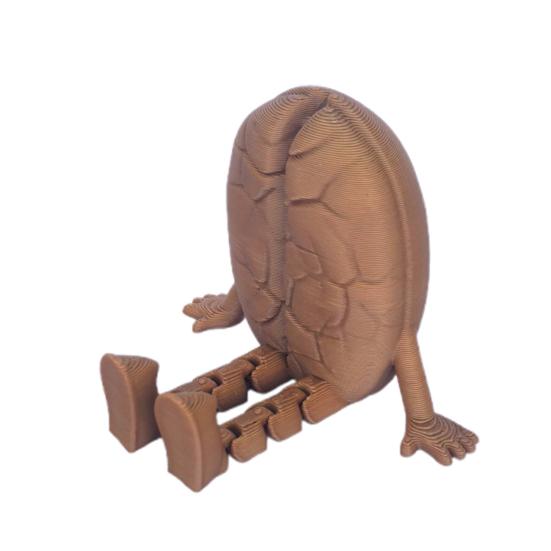 3D-печатная фигурка кофейного уголка, мока-пот/кружка/кофейное зерно/шоколадная фигурка с подвижными ногами для декора офисной/домашней полки, забавные подарки