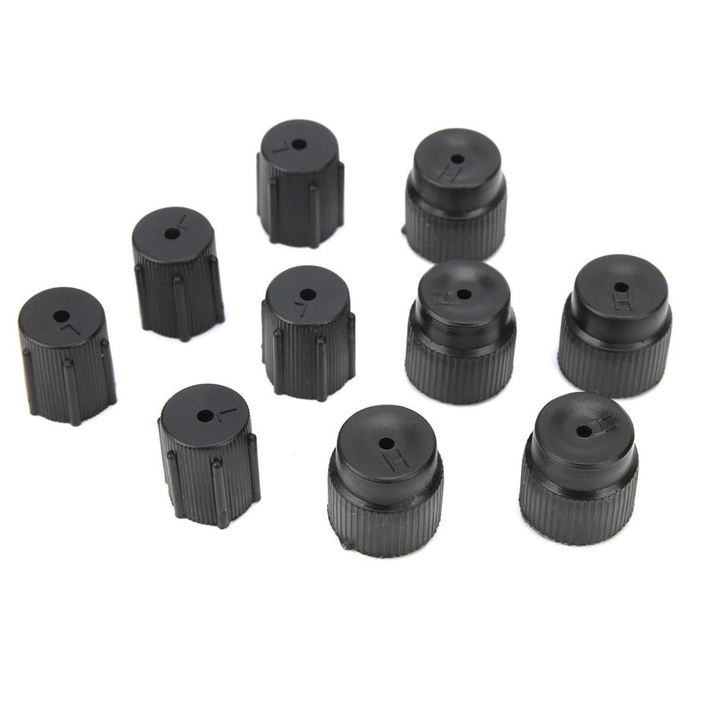 10Pcs R134a 13mm 16mm AC System Charging Port Caps Automotive Accessories AC System Charging Port Caps AC System Caps