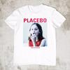 НОВАЯ футболка Placebo с коротким рукавом для особых нужд, белая, все размеры, AL68, унисекс