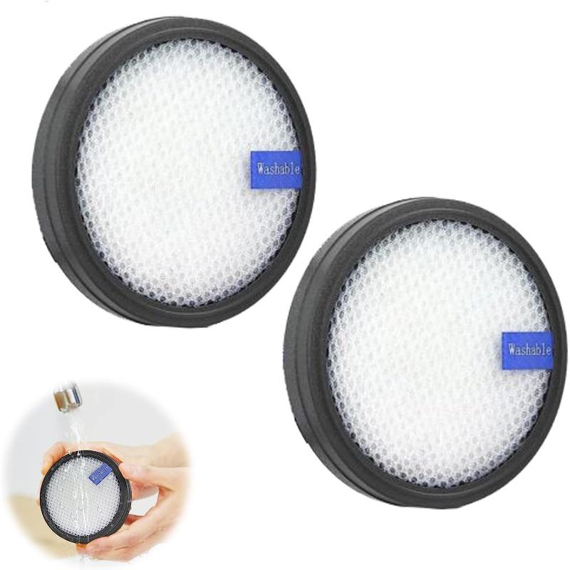 2Pcs Vacuum Cleaner Dust HEPA Filter for PrettyCare W200 Wireless Vacuum Cleaner Filter Replacement Parts