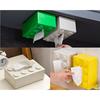 1PC Creative Cartoon Building Blocks Paper Towel Box Desktop Household Napkins Extraction Paper Storage Box Spring