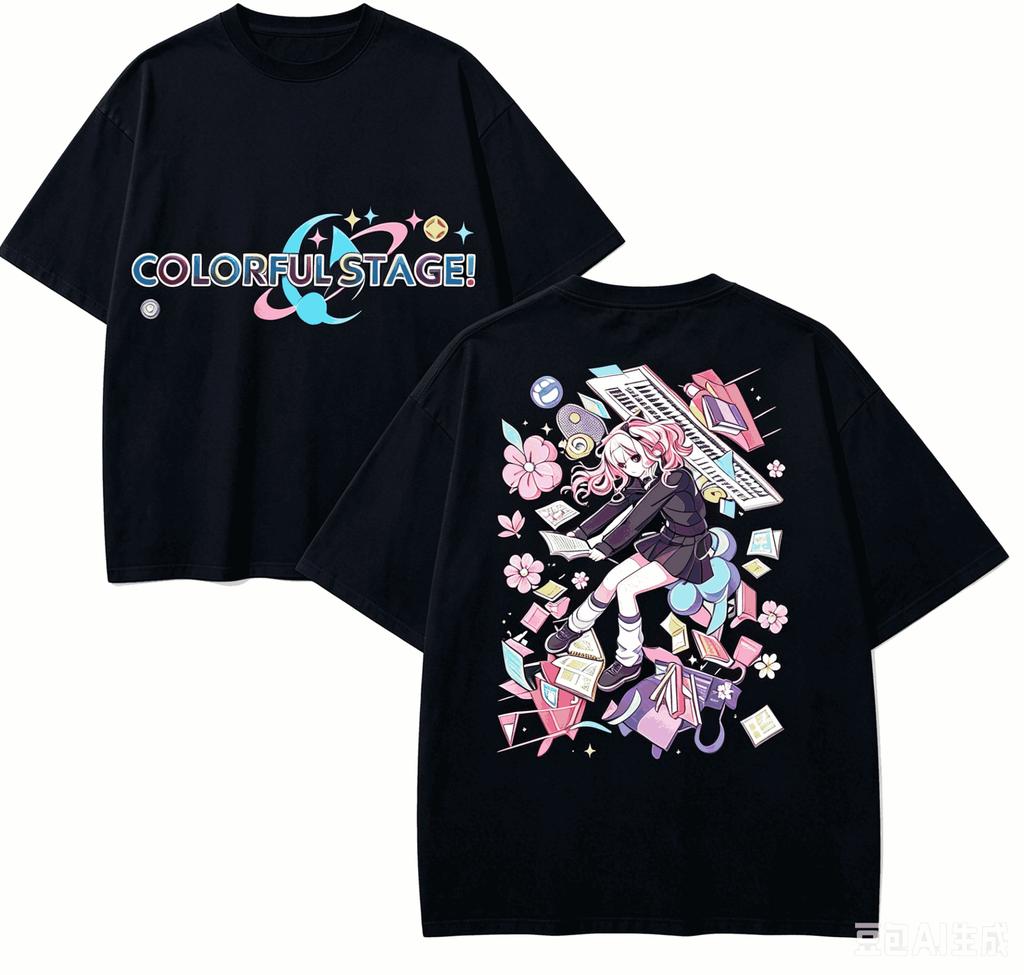 Project Sekai Anime Lover TShirt Harajuku Cotton NewModel High Street Retro Fashion Oversized Unisex Hot Product Hot Product