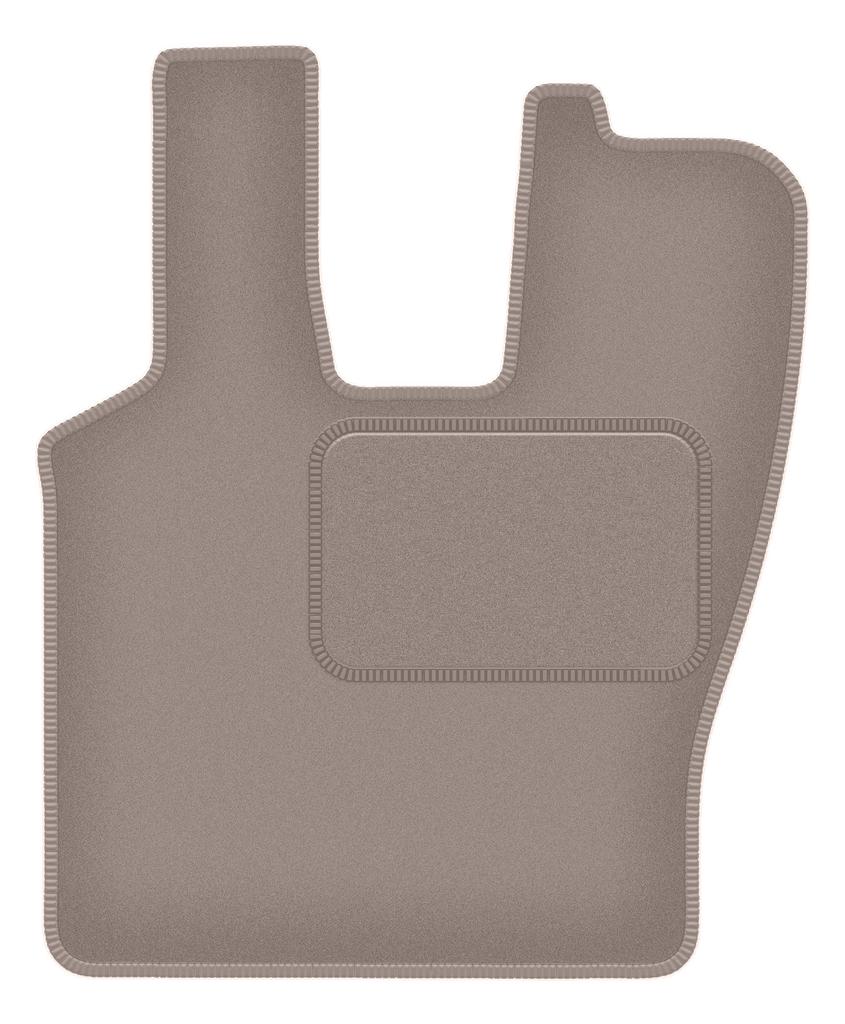 Beige driver's mat for: Scania R and G truck (2004-2017)